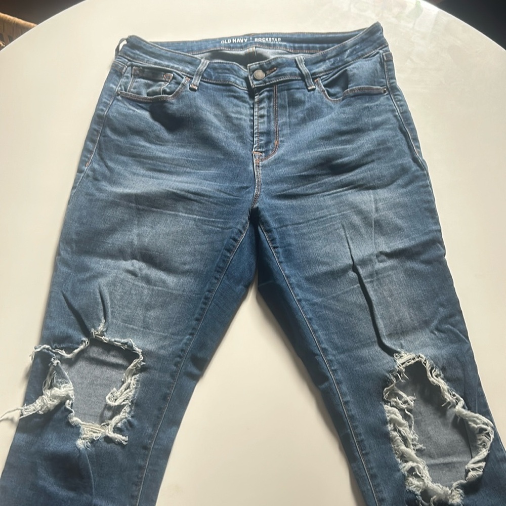 Old Navy midrise rockstar skinny jeans